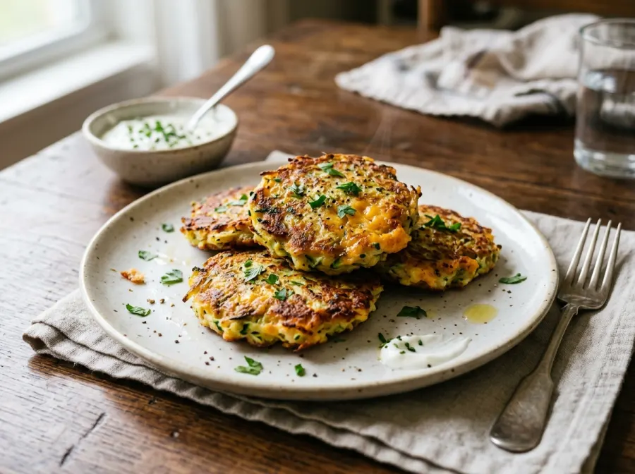 Galettes de Courgettes au Fromage