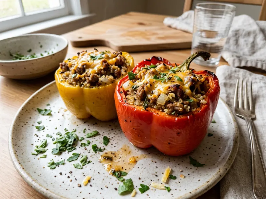 Dietary and Filling Quinoa Stuffed Bell Peppers