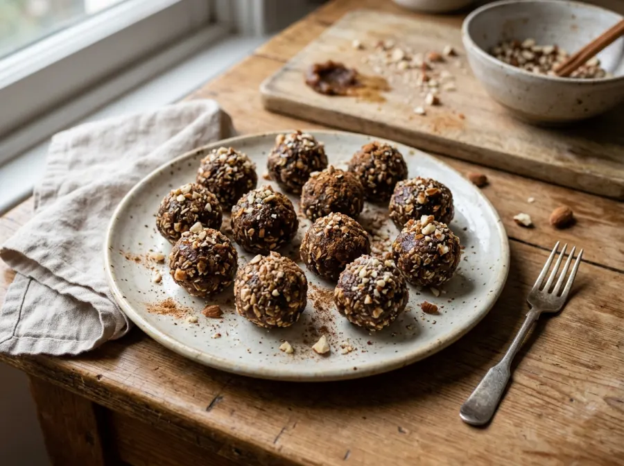Bouchées Épicées Amandes et Dattes
