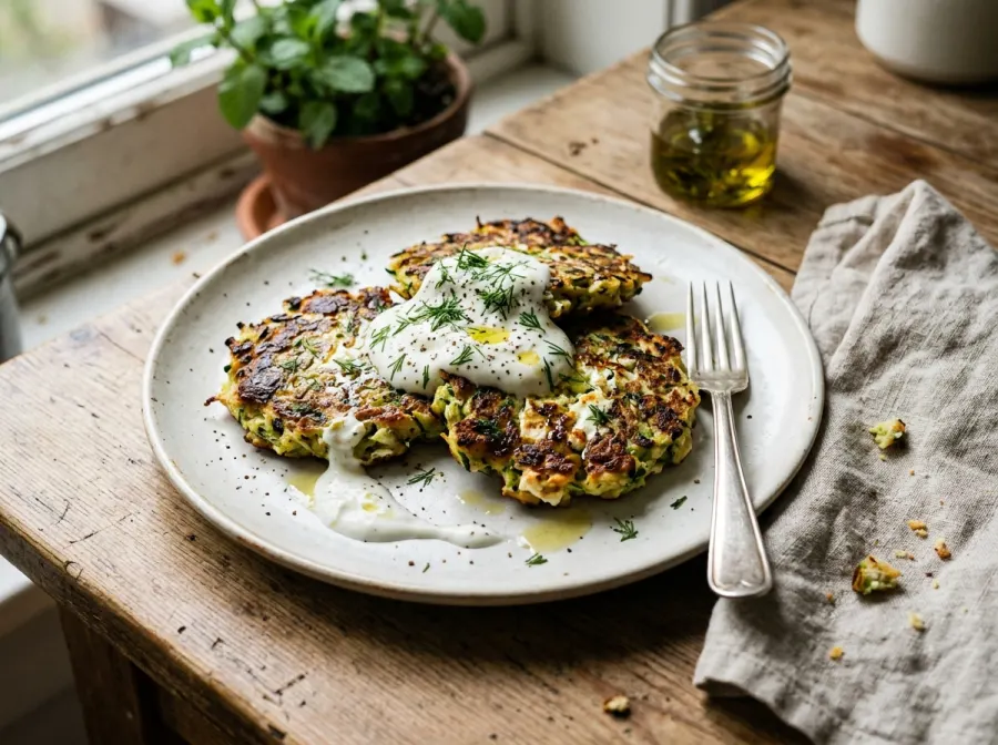 Galettes de Courgettes et Feta