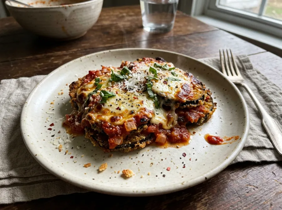 Classic Vegetarian Eggplant Parmesan